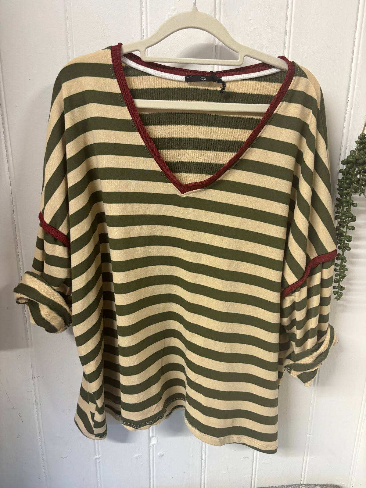 Slouchy Striped Tee