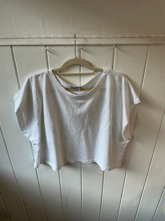 Boxy White T-Shirt