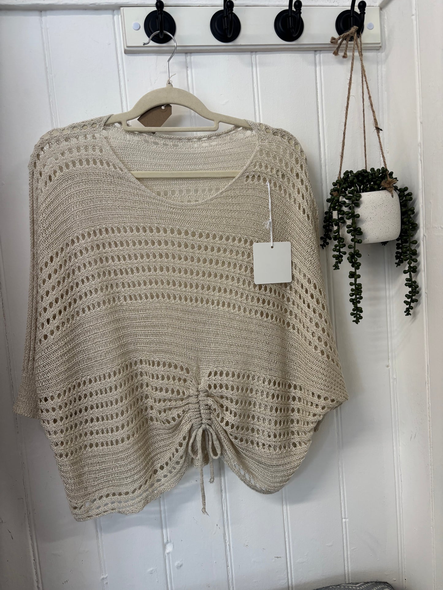 Mesh Knit Overlay