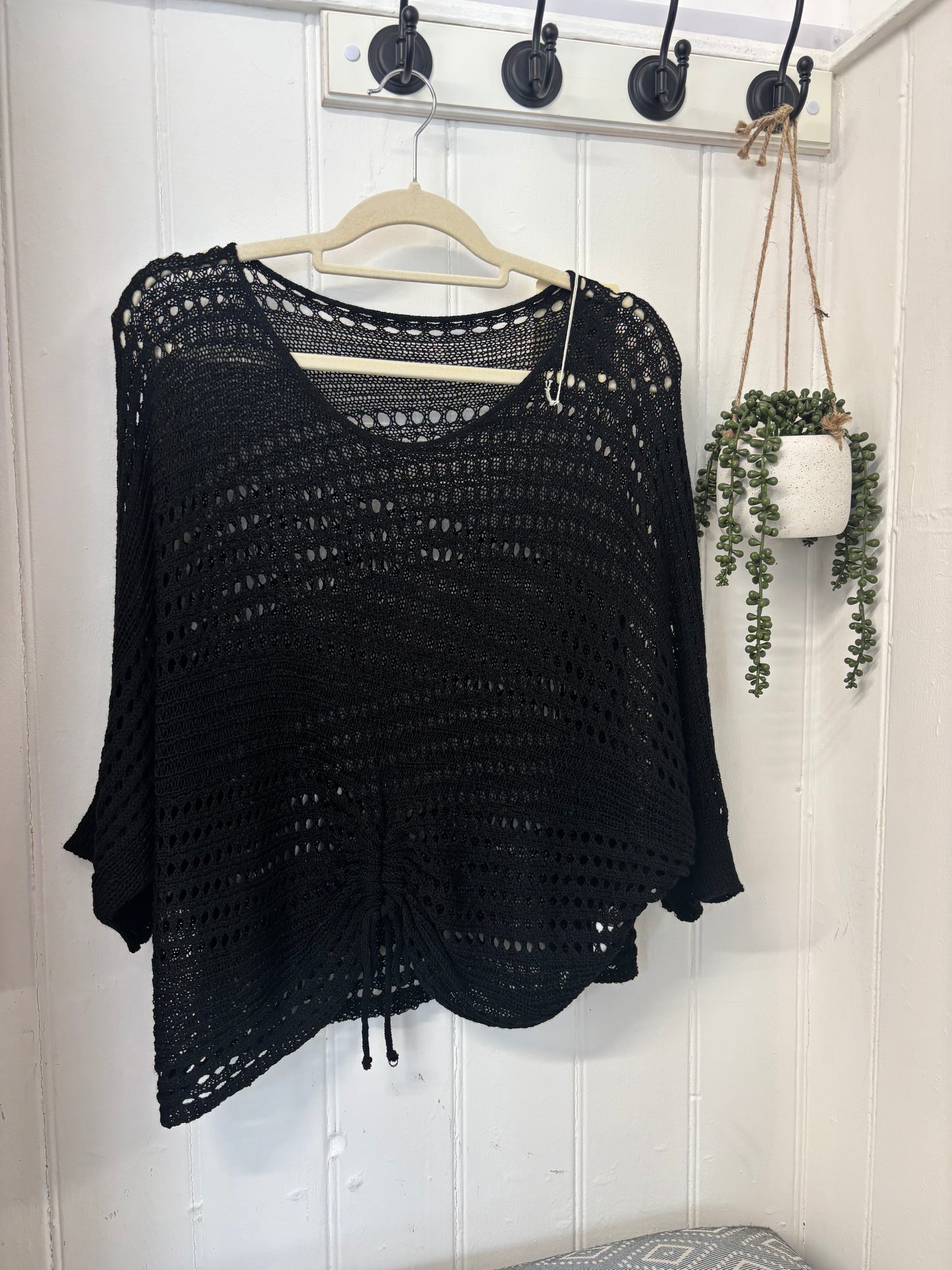 Mesh Knit Overlay