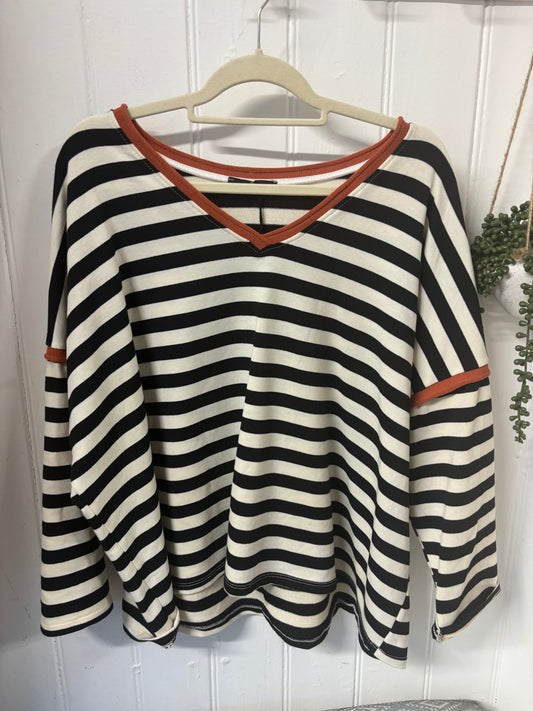 Slouchy Striped Tee