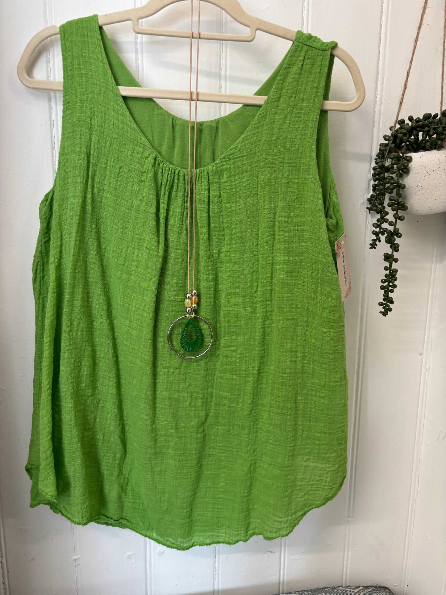 Cheesecloth Vest Tees
