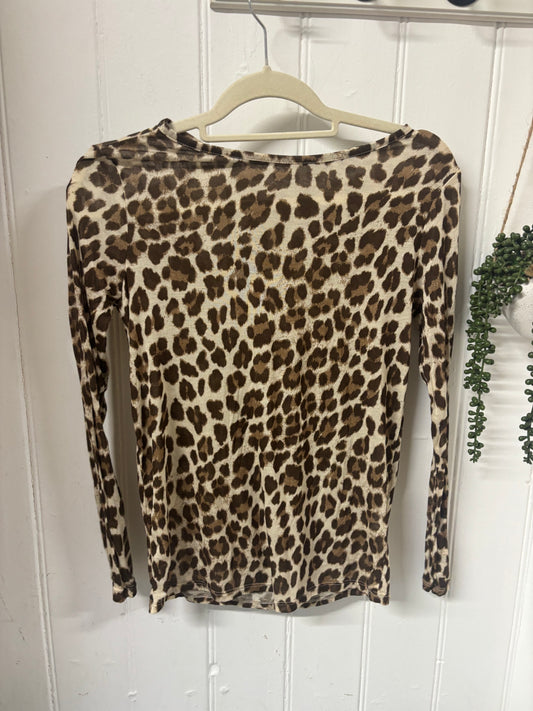 Leopard stretchy Top