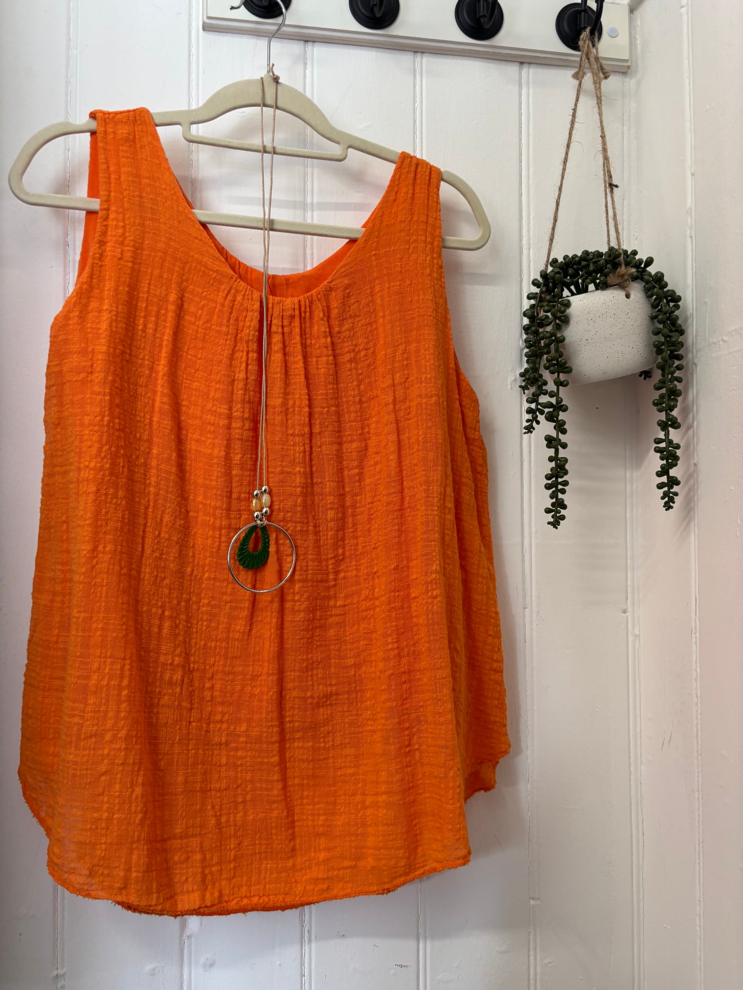 Cheesecloth Vest Tees
