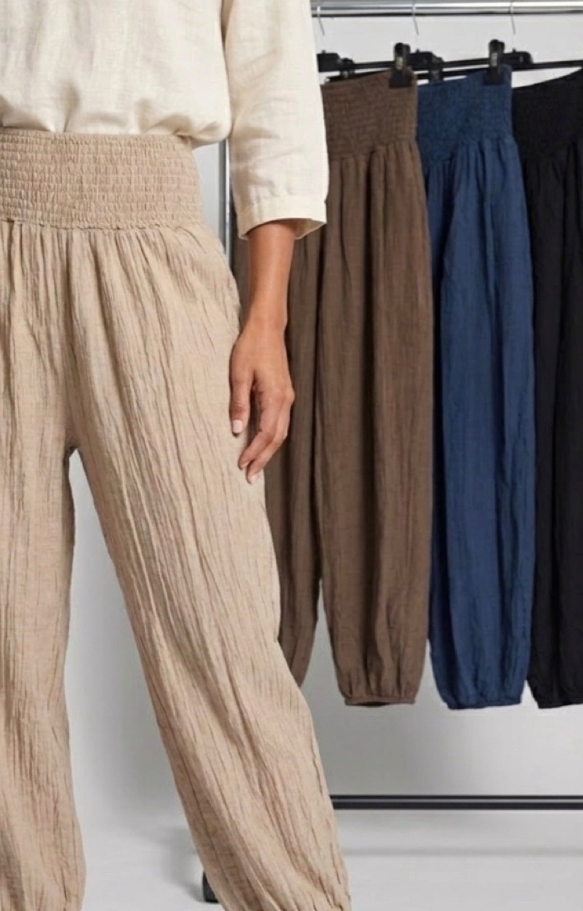 Drift Shirred Trouser