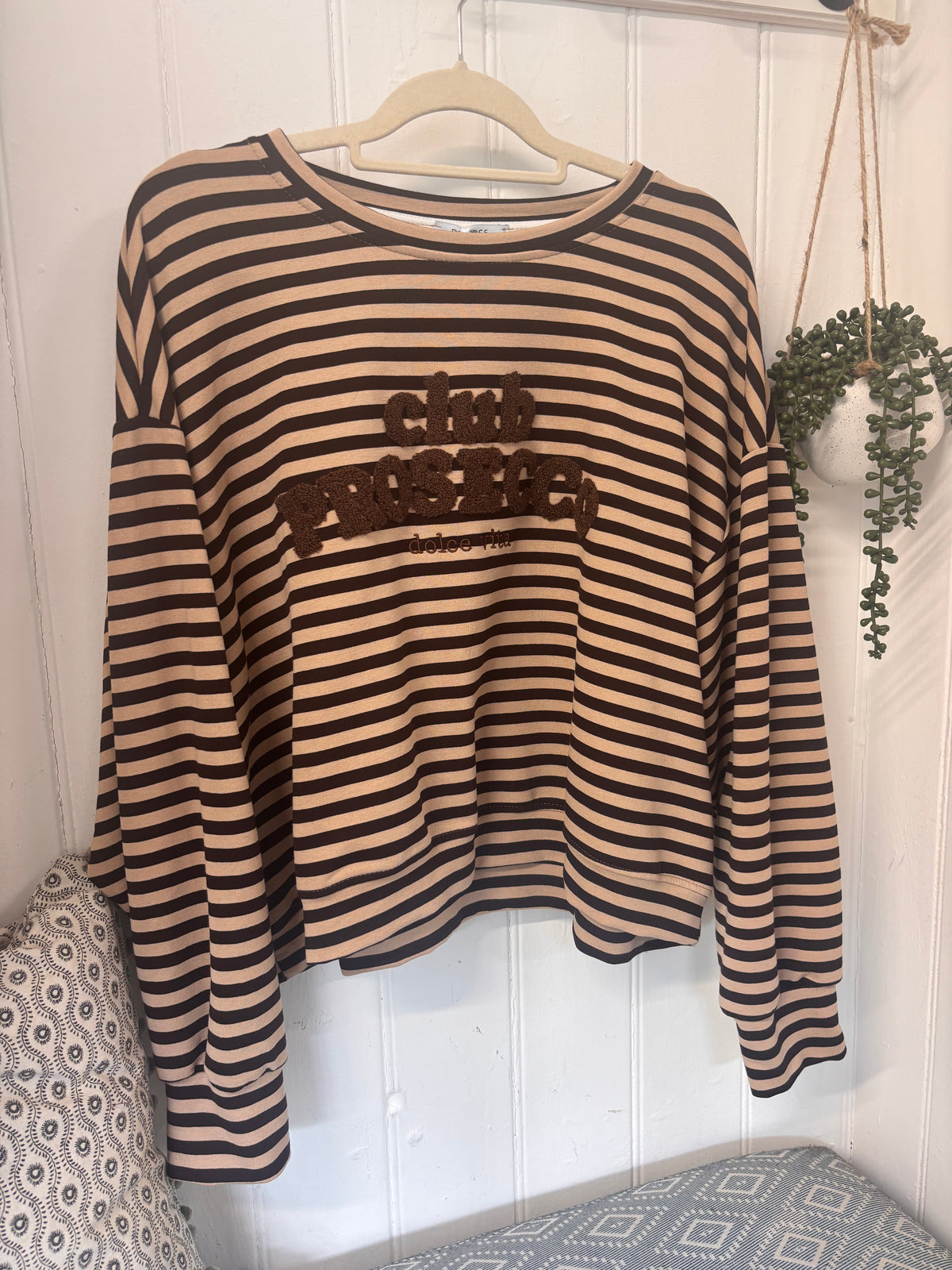 Dolce Vita Striped Sweat