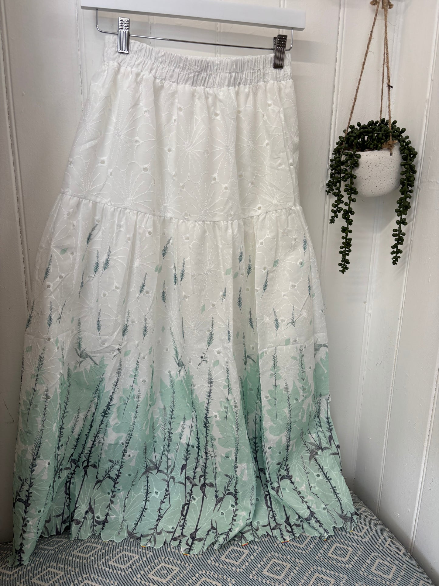 Broiderie Watercolour Skirt