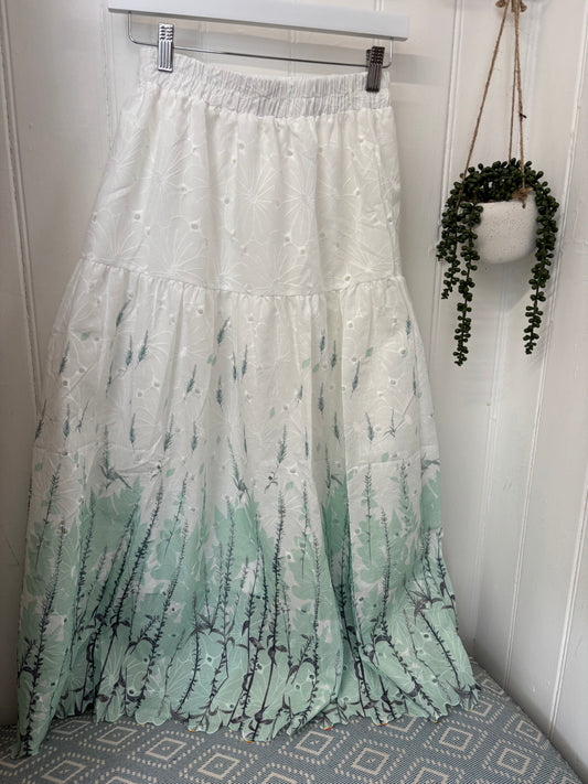 Broiderie Watercolour Skirt