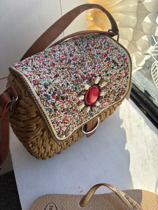 Seagrass & Sparkle Bags