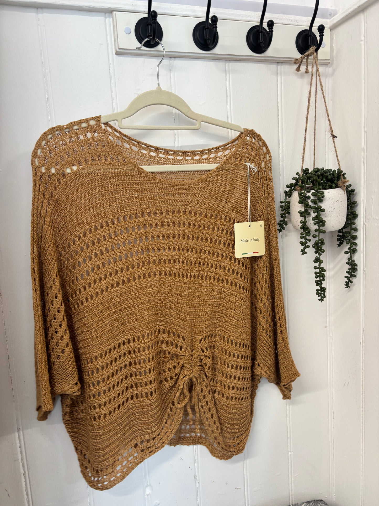 Mesh Knit Overlay