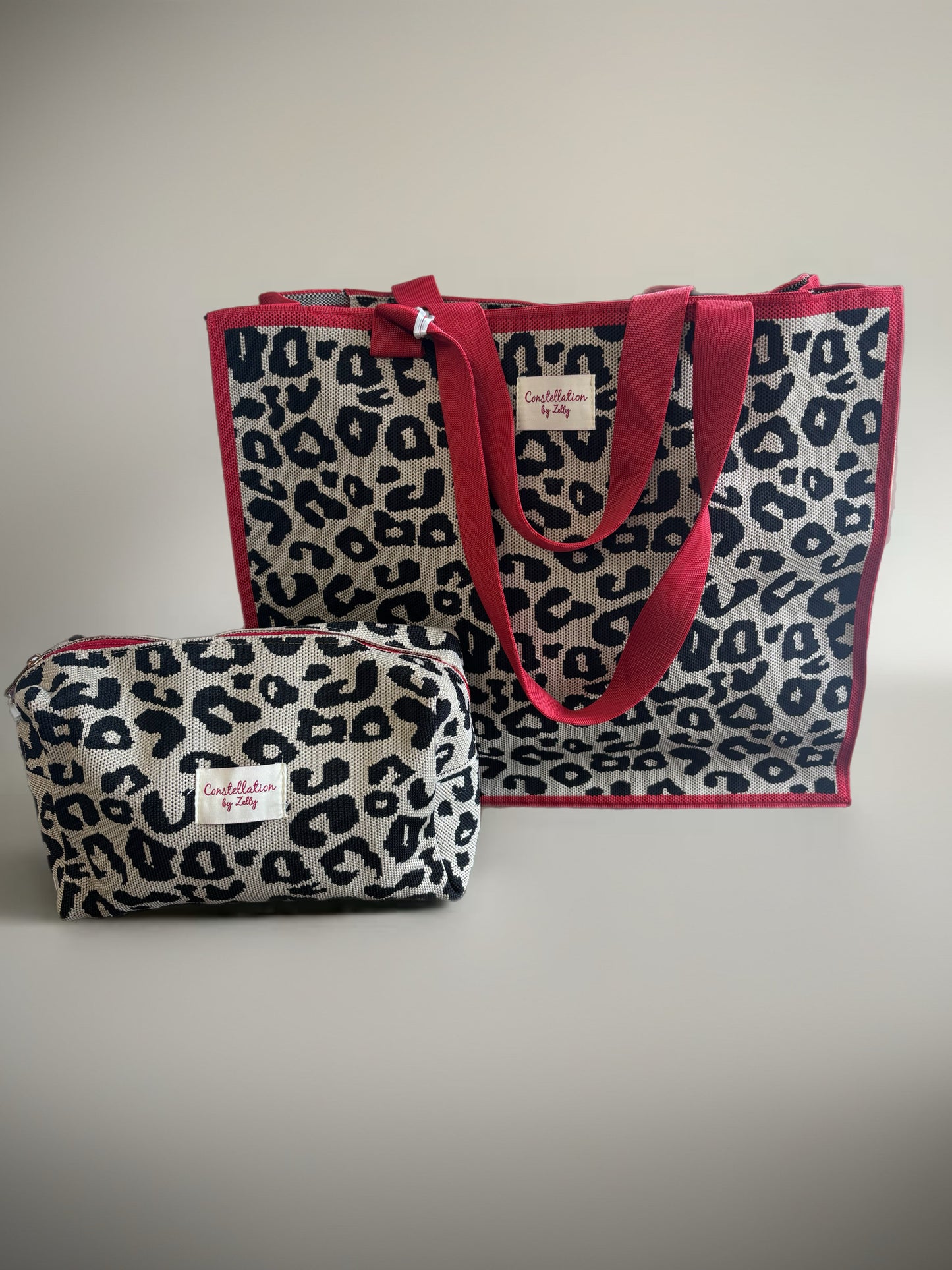 Holiday Tote & Cosmetic Bag