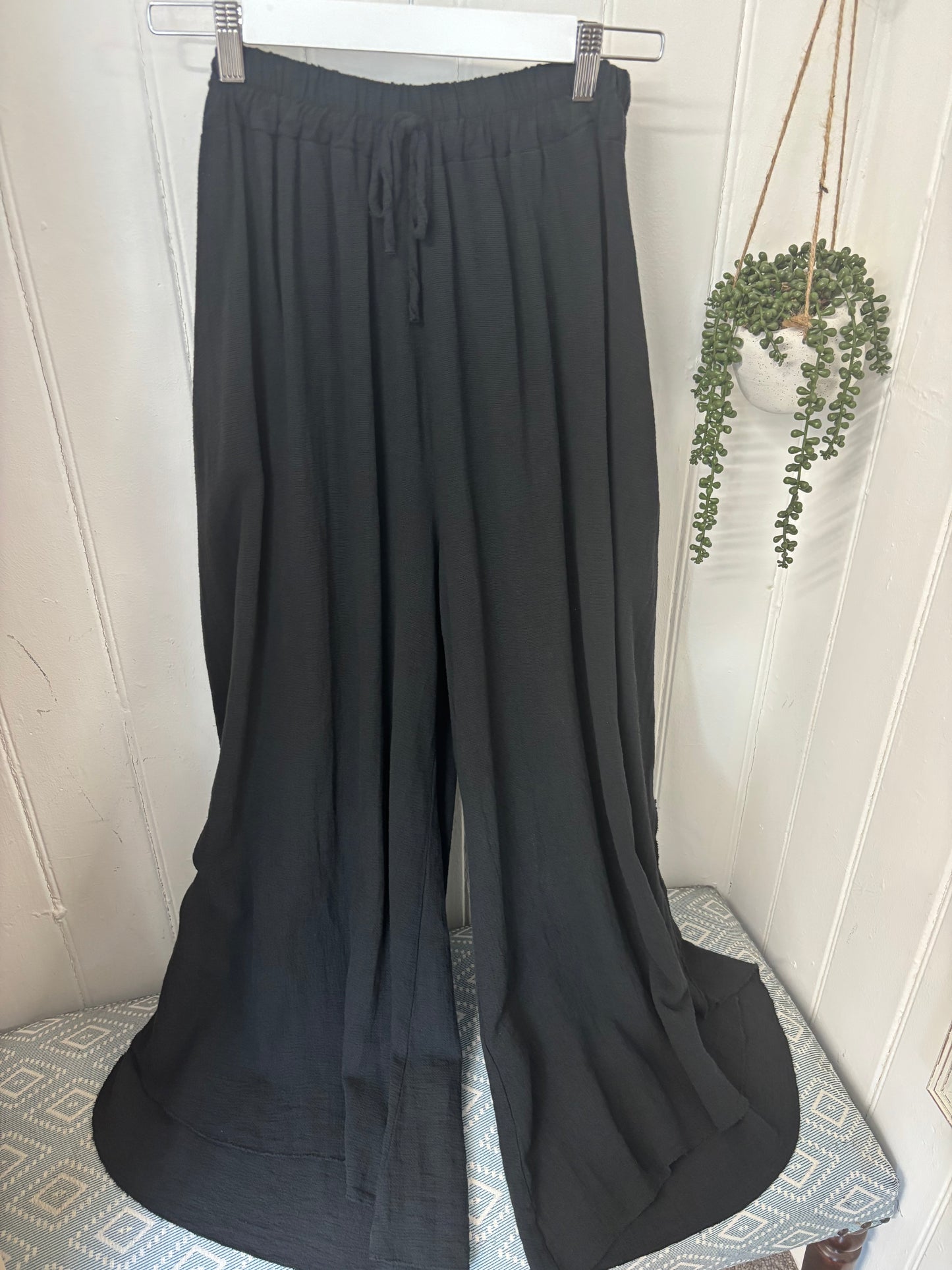 Palm Coast wide leg split side trousers