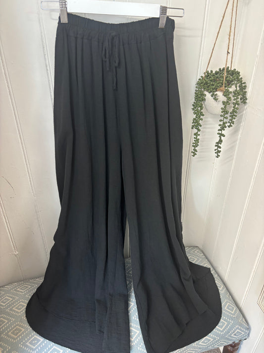 Palm Coast wide leg split side trousers