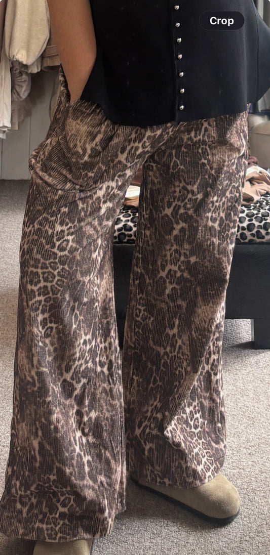 Leopard Luxe Cords