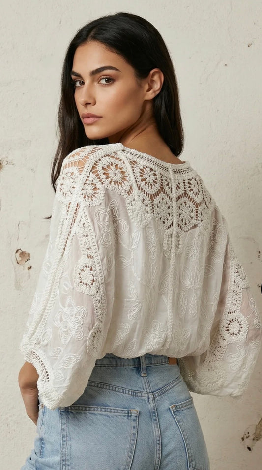 Crochet Detail Cardigan