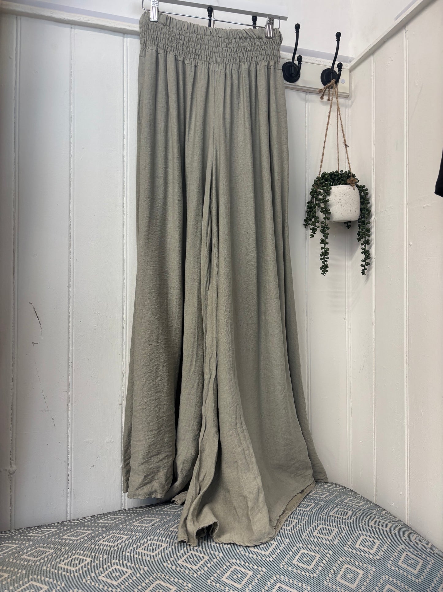 Long Palazzo Trousers