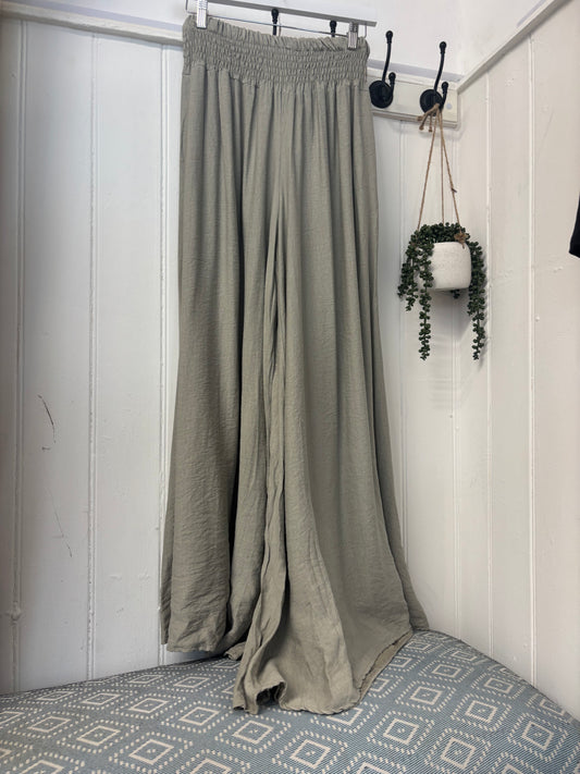 Long Palazzo Trousers