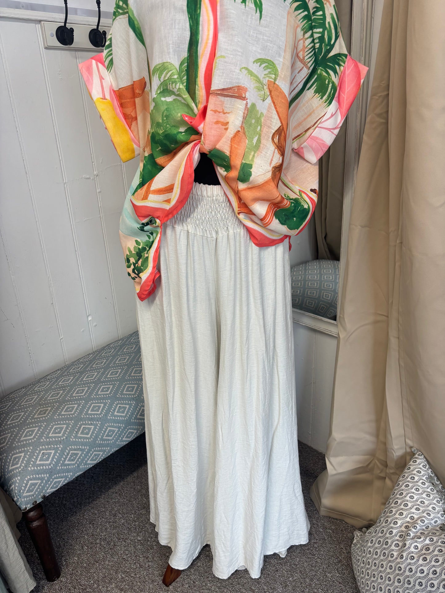 Long Palazzo Trousers