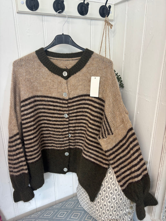 Fluted Cardigan