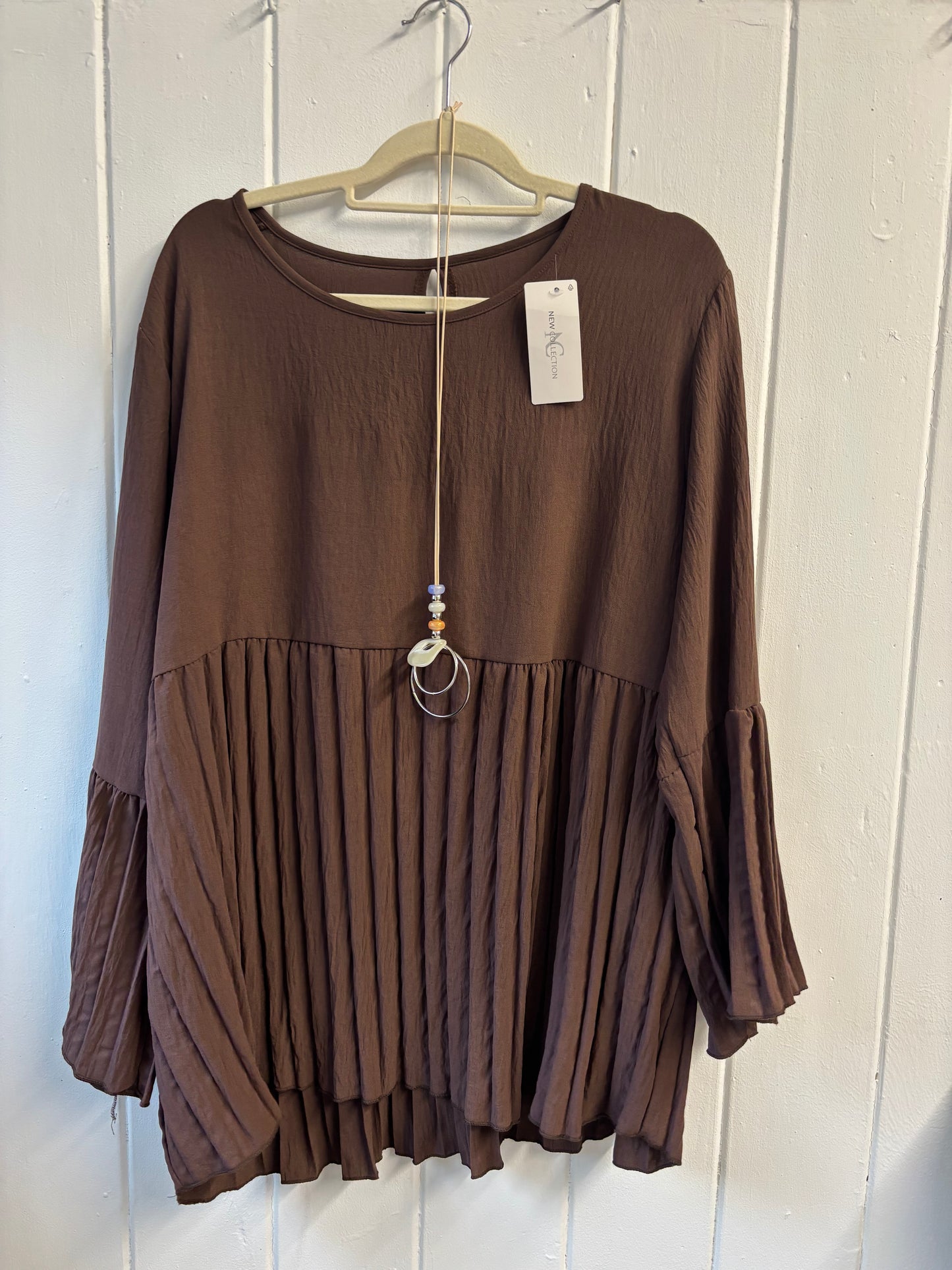 Black Tunic with Necklace